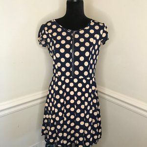 Creammy Polka Dots Dress